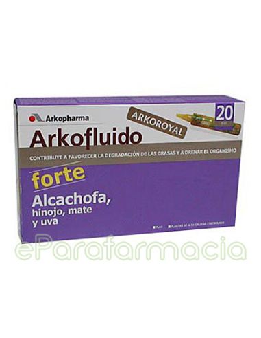 ARKOFLUIDO ALCACHOFA FORTE  15 ML 20 AMP