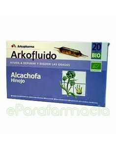 ALCACHOFA E HINOJO AMPOLLAS BEBIBLES ARKO 20 AMP