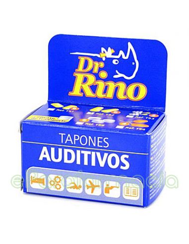 TAPONES OIDOS DR RINO EXTRA BLANDOS ESPUMA 6 U