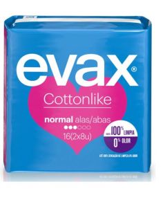 COMPRESA EVAX COTTON ALAS 16