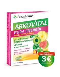 ARKOVITAL PURA ENERGIA MULTIVITAMINICO  30 COMPRIMIDOS