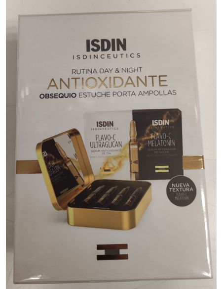 ISDIN ANTIOXIDANTE RUTINA DAY& NIGHT (OBSEQUIO ESTUCHE PORTA AMPOLLAS)