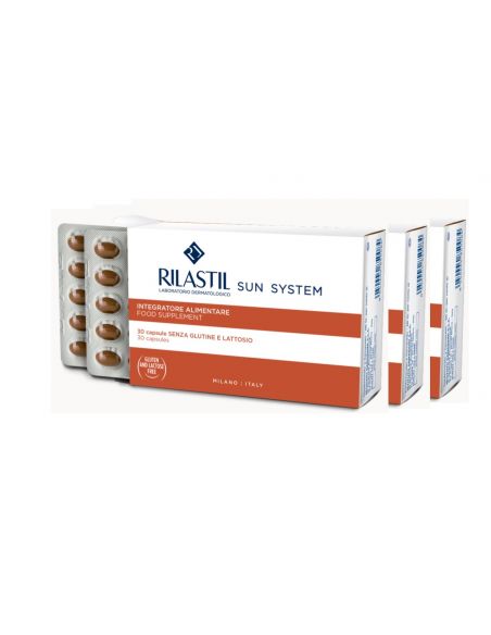TRIPLO RILASTIL SUN SYSTEM 3 X 30 CAPSULAS