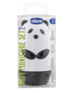 CHICCO SET DE MANICURA PANDA 4 EN 1. TIJERA + CORTAUÑAS +...
