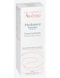 AVENE HYDRANCE RICA CREMA HIDRATANTE  1 ENVASE 40 ML