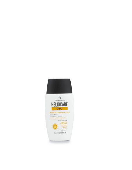 HELIOCARE 360º SPF 50 MINERAL TOLERANCE FLUID PROTECTOR SOLAR 1 ENVASE 50 ML